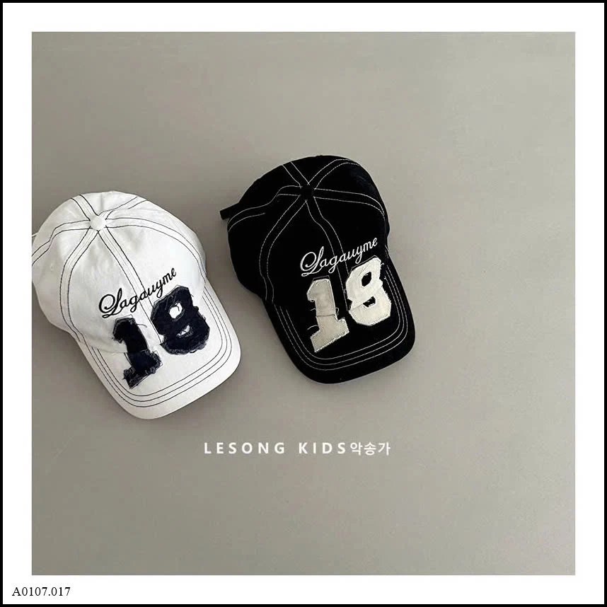 MŨ LƯỠI TRAI SỐ 18     Sỉ giá 87k