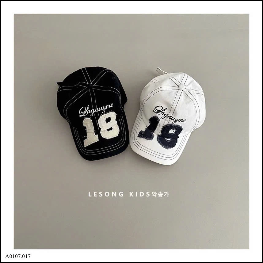 MŨ LƯỠI TRAI SỐ 18     Sỉ giá 87k