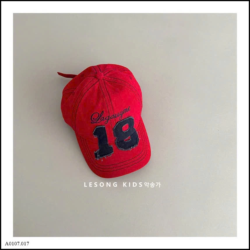 MŨ LƯỠI TRAI SỐ 18     Sỉ giá 87k