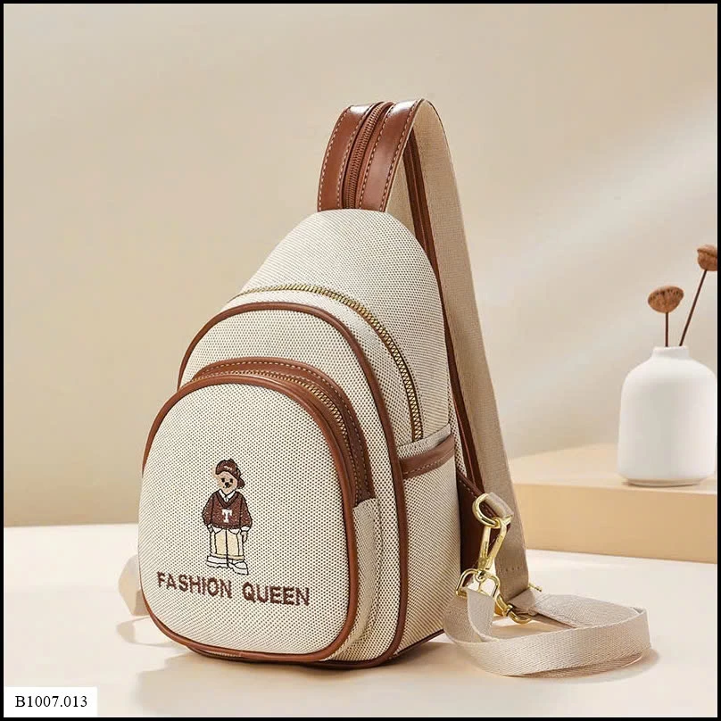 BALO MINI THÊU GẤU   Sỉ giá 170k