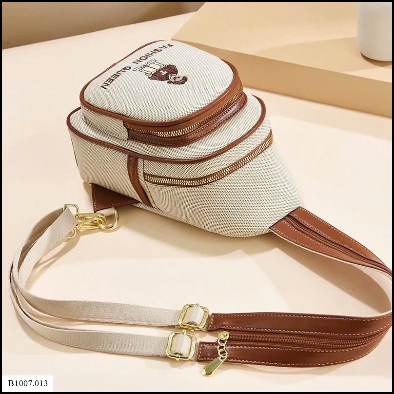 BALO MINI THÊU GẤU   Sỉ giá 170k