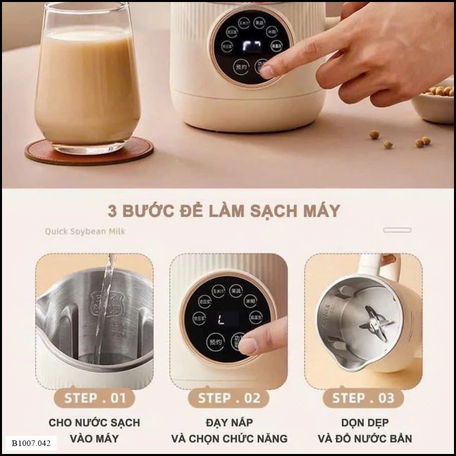 MÁY LÀM SỮA HẠT BEAR 600ML Sỉ giá 630k