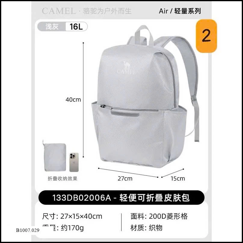 Balo Camel  Sỉ giá 190k