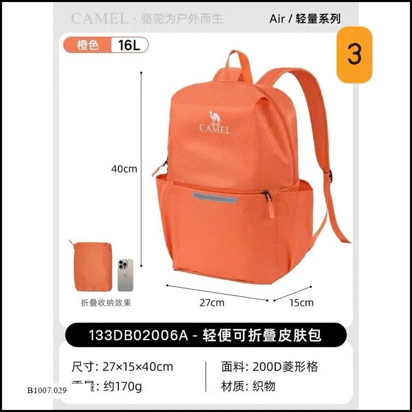 Balo Camel  Sỉ giá 190k