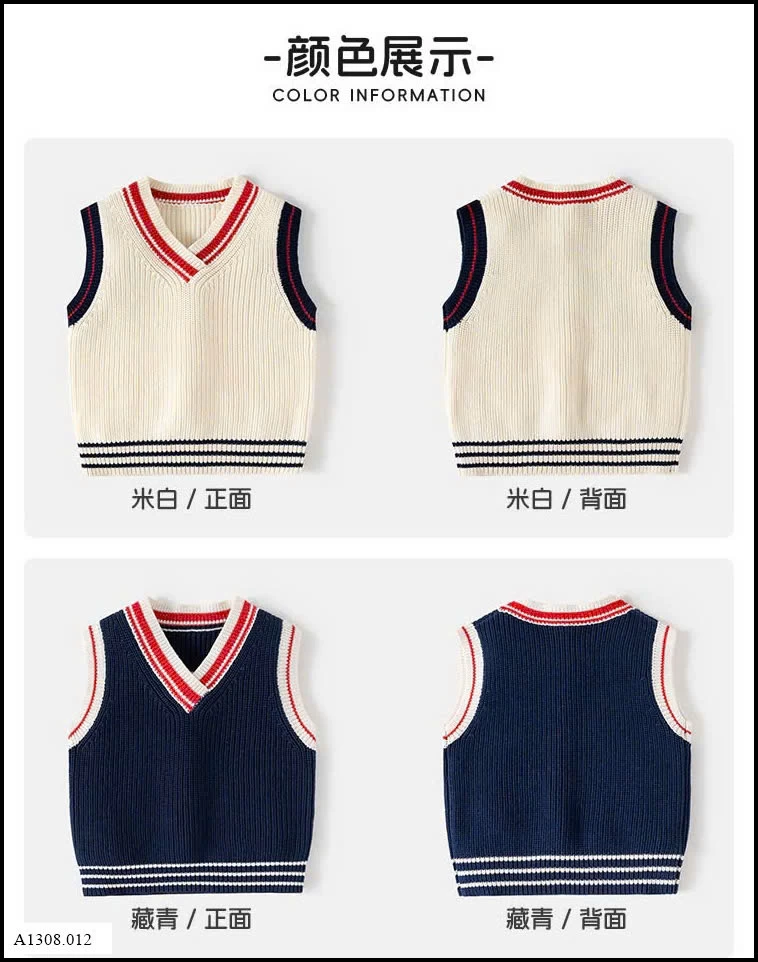 ÁO GILE LEN DỆT WELLKIDS    Giá sỉ 135k