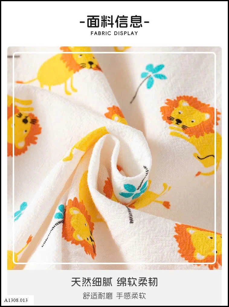 SƠ MI ĐỘNG VẬT  WELLKIDS   Giá sỉ 83k