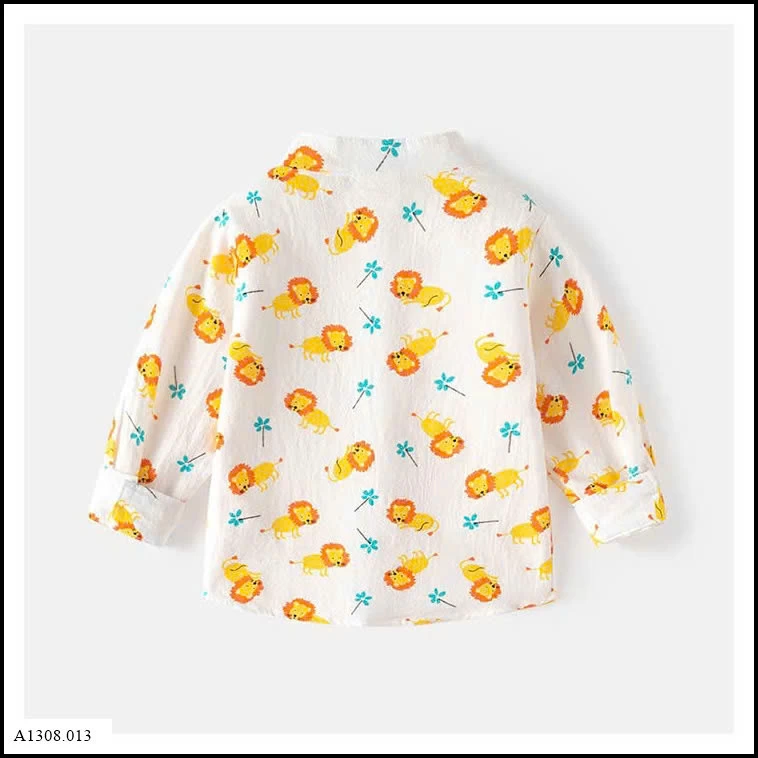 SƠ MI ĐỘNG VẬT  WELLKIDS   Giá sỉ 83k