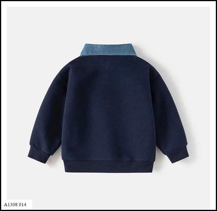 ÁO NỈ CỔ JEAN Wellkids  Giá sỉ 105k