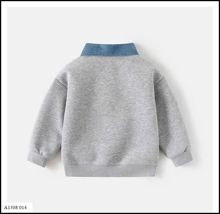 ÁO NỈ CỔ JEAN Wellkids  Giá sỉ 105k