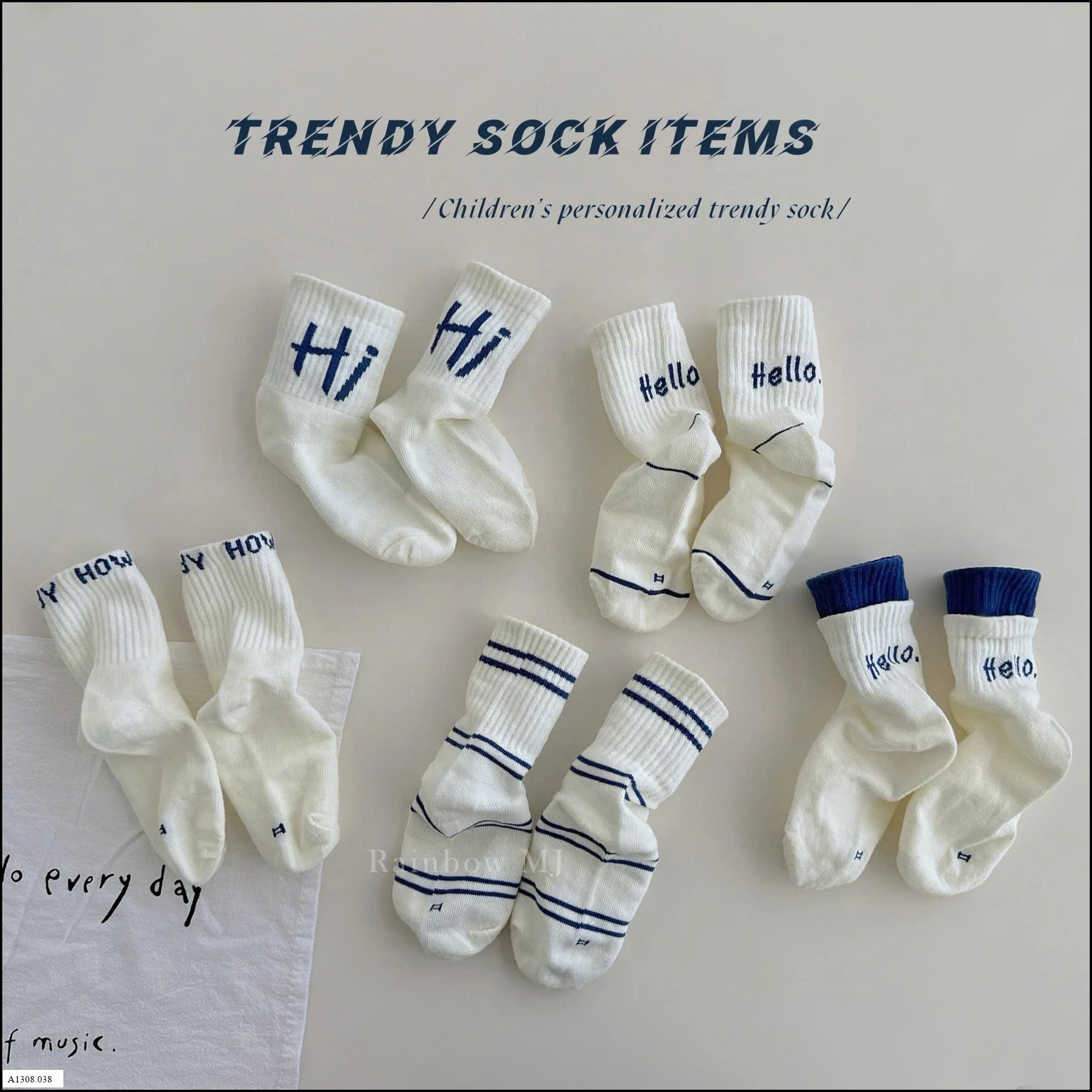 SET 5 ĐÔI TẤT CHO BÉ  Giá sỉ 76k/set 