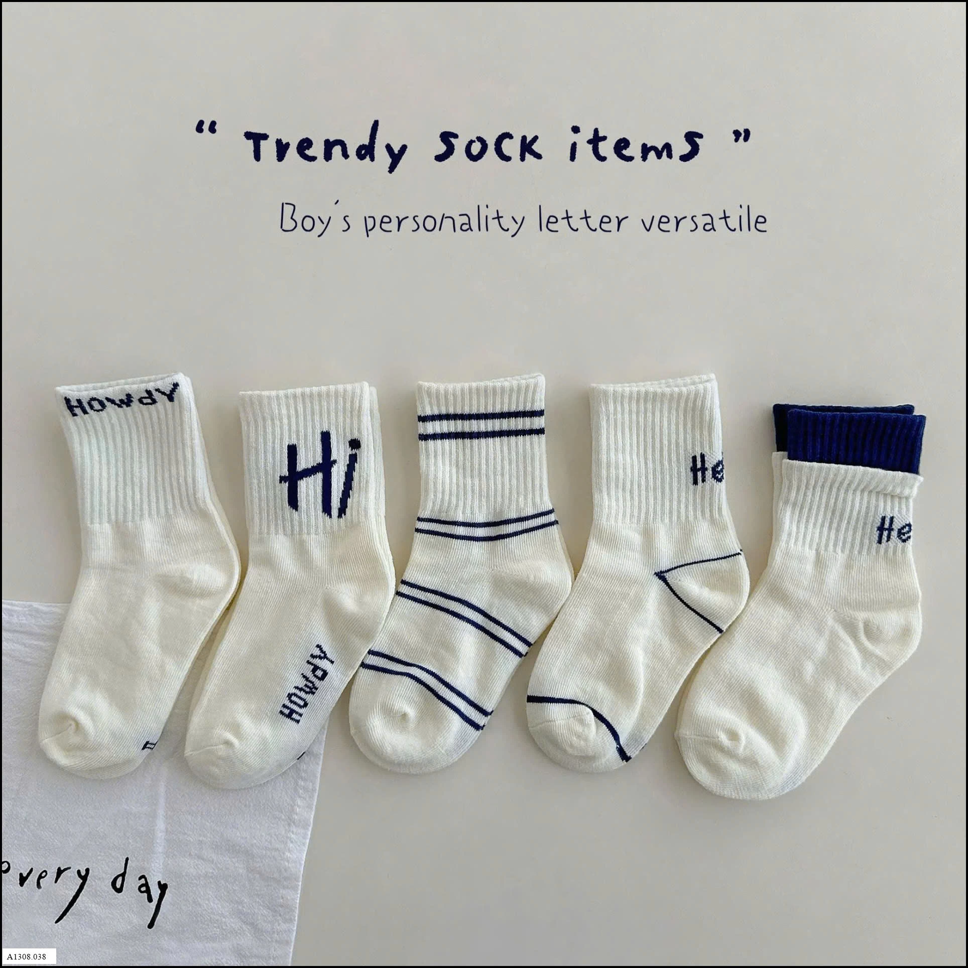 SET 5 ĐÔI TẤT CHO BÉ  Giá sỉ 76k/set 
