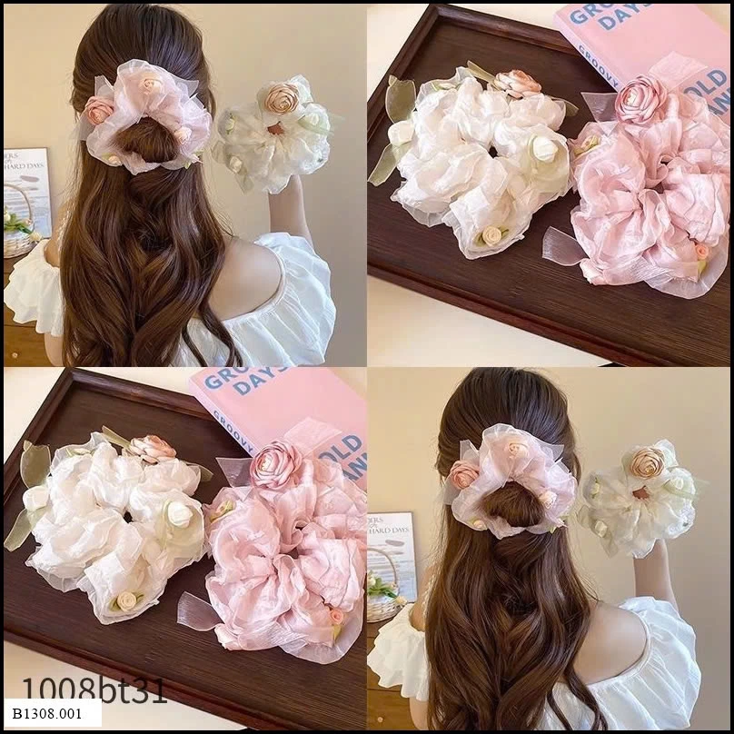 DÂY BUỘC TÓC HOA CHO NỮ   Giá sỉ 45k/2c