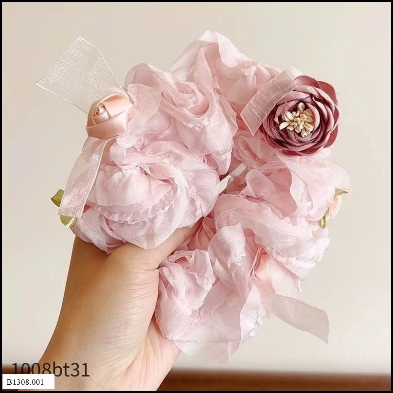 DÂY BUỘC TÓC HOA CHO NỮ   Giá sỉ 45k/2c