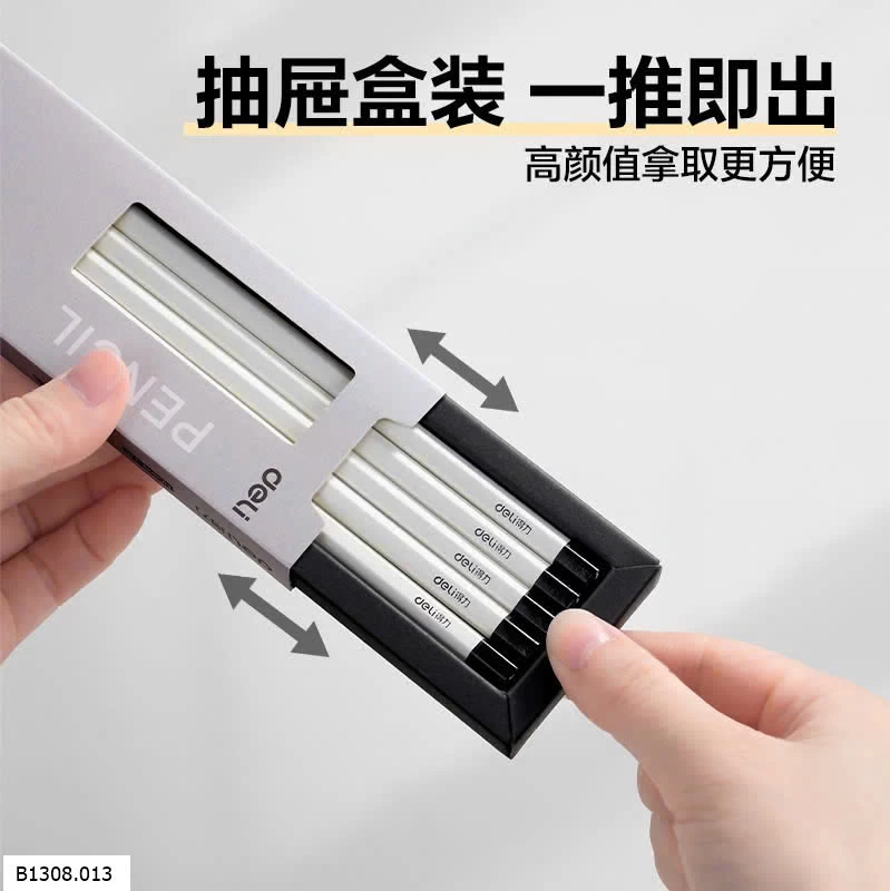 HỘP 10 BÚT CHÌ DELI   Giá sỉ 30k