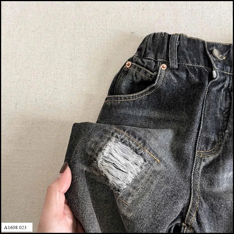 QUẦN JEAN RÁCH CẠP CHUN ADBABY    Giá sỉ 192k