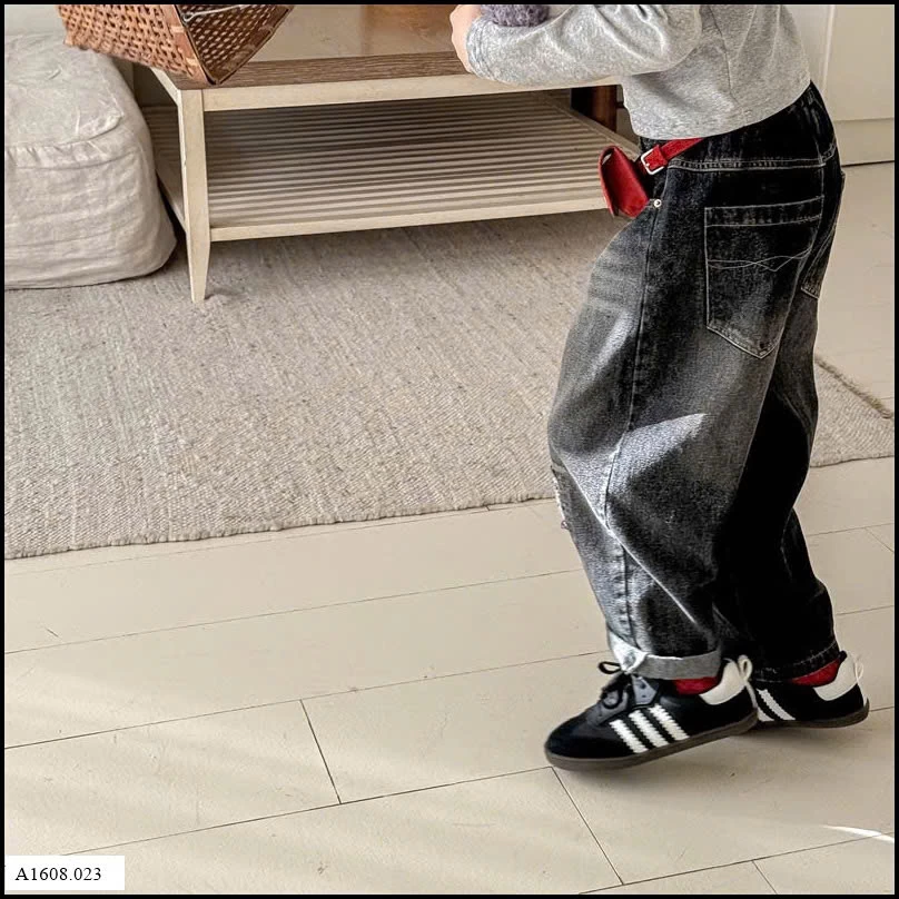 QUẦN JEAN RÁCH CẠP CHUN ADBABY    Giá sỉ 192k