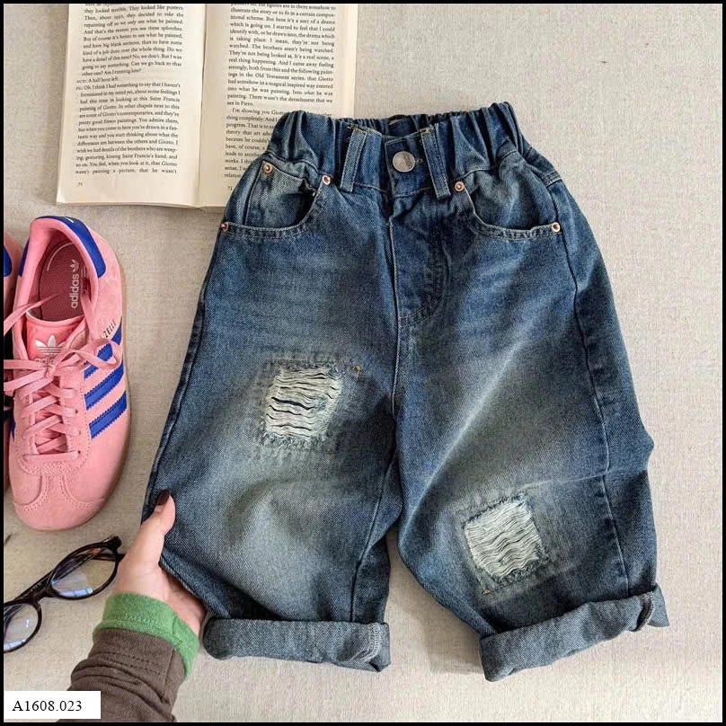 QUẦN JEAN RÁCH CẠP CHUN ADBABY    Giá sỉ 192k