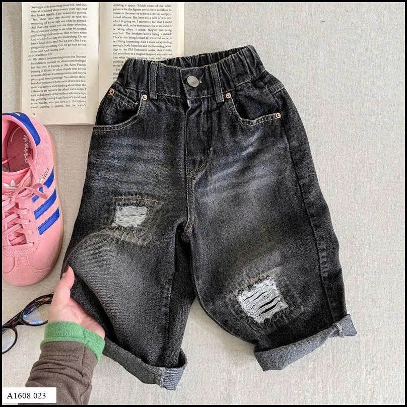 QUẦN JEAN RÁCH CẠP CHUN ADBABY    Giá sỉ 192k
