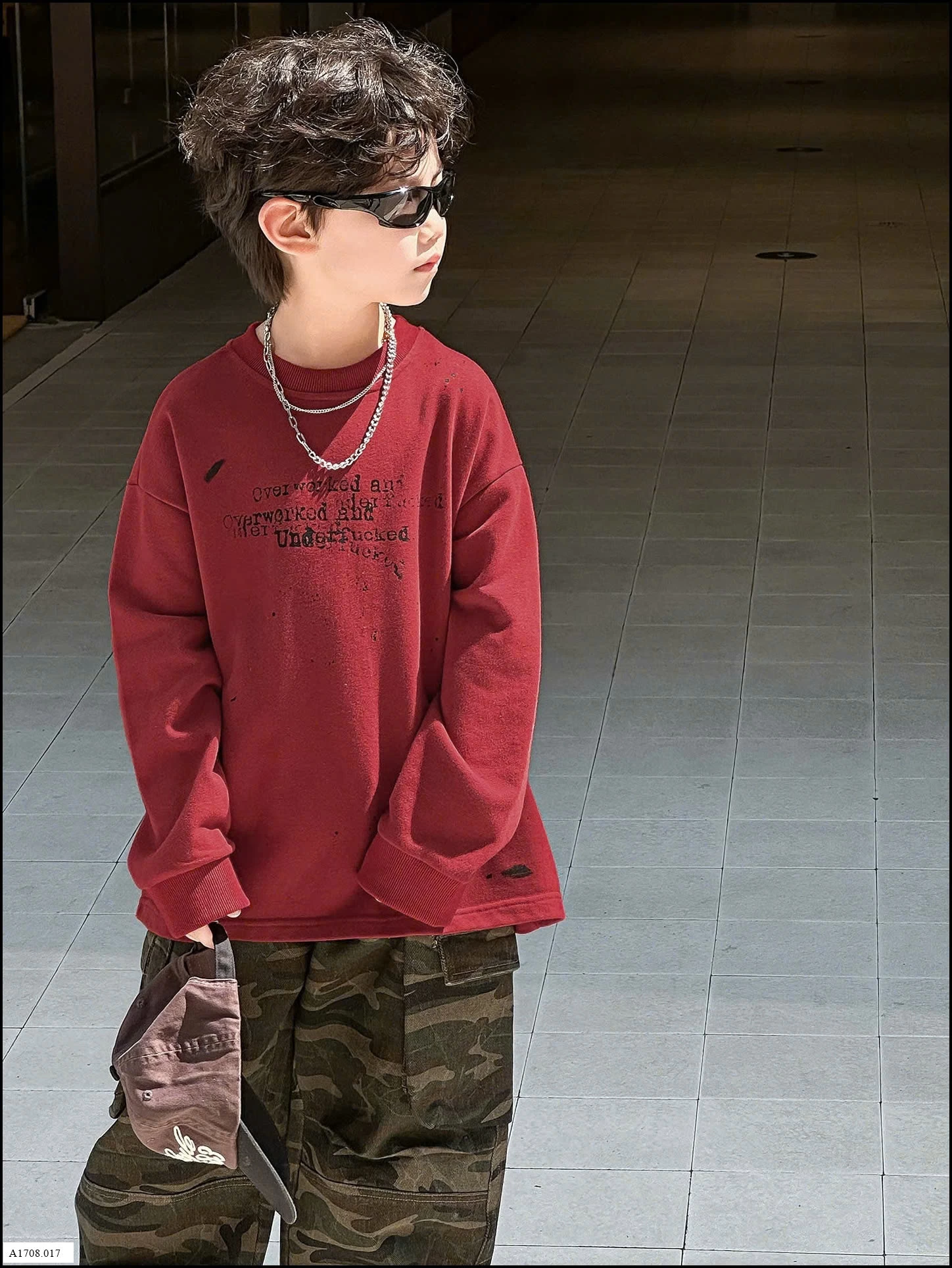 SET ÁO NỈ CHỮ MIX QUẦN RẰN RI BT Giá sỉ áo: 152k  quần: 180k