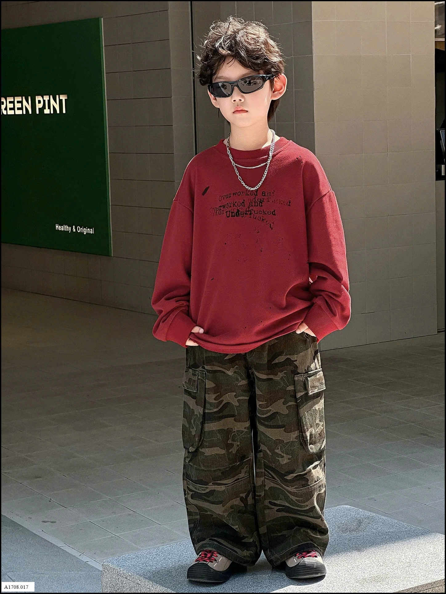 SET ÁO NỈ CHỮ MIX QUẦN RẰN RI BT Giá sỉ áo: 152k  quần: 180k