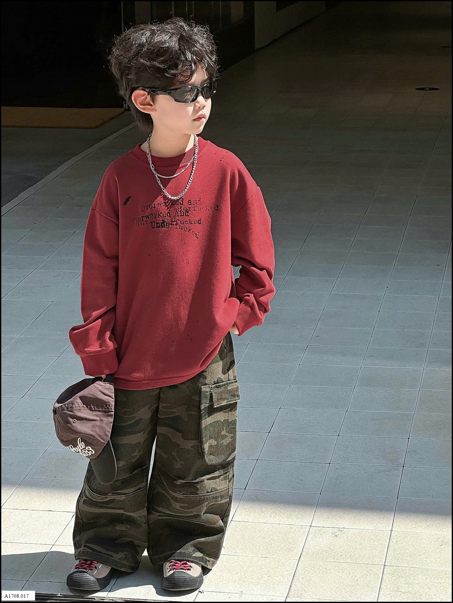 SET ÁO NỈ CHỮ MIX QUẦN RẰN RI BT Giá sỉ áo: 152k  quần: 180k