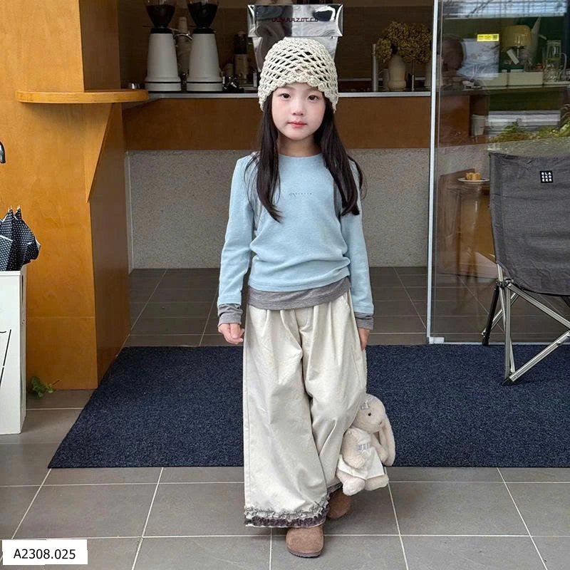 ÁO THUN DÀI TAY PHỐI MÀU AMBB   Giá sỉ sz 90-150: 142k 160: 155k 170: 168k