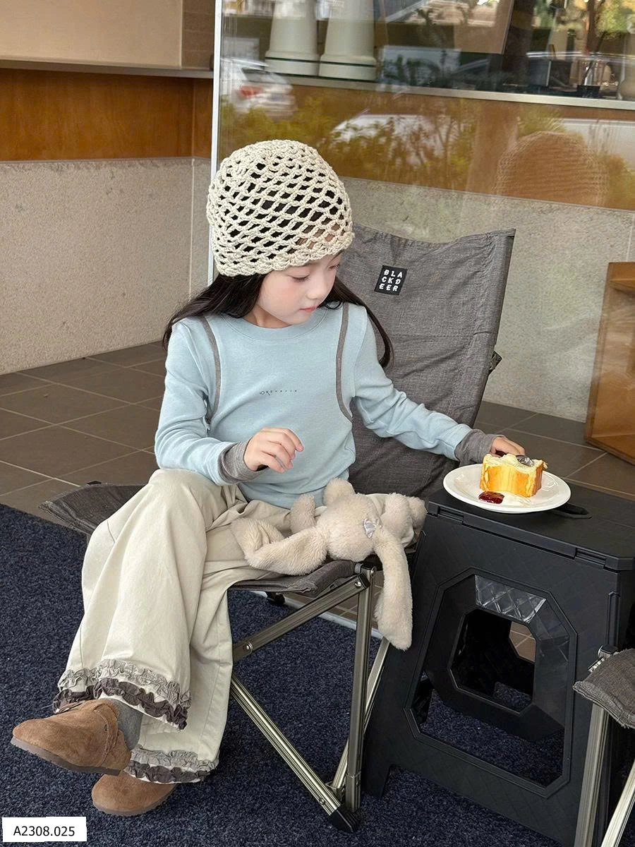 ÁO THUN DÀI TAY PHỐI MÀU AMBB   Giá sỉ sz 90-150: 142k 160: 155k 170: 168k