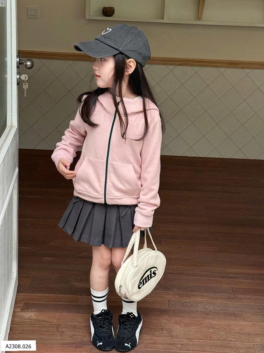 ÁO KHOÁC NỈ CÓ MŨ AMBB   Giá sỉ sz 90-150: 234k 160: 257k 170: 282k