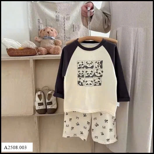 BỘ MẶC NHÀ DÀI TAY CHO BÉ   Giá sỉ 80-120 108k 130-160 140k