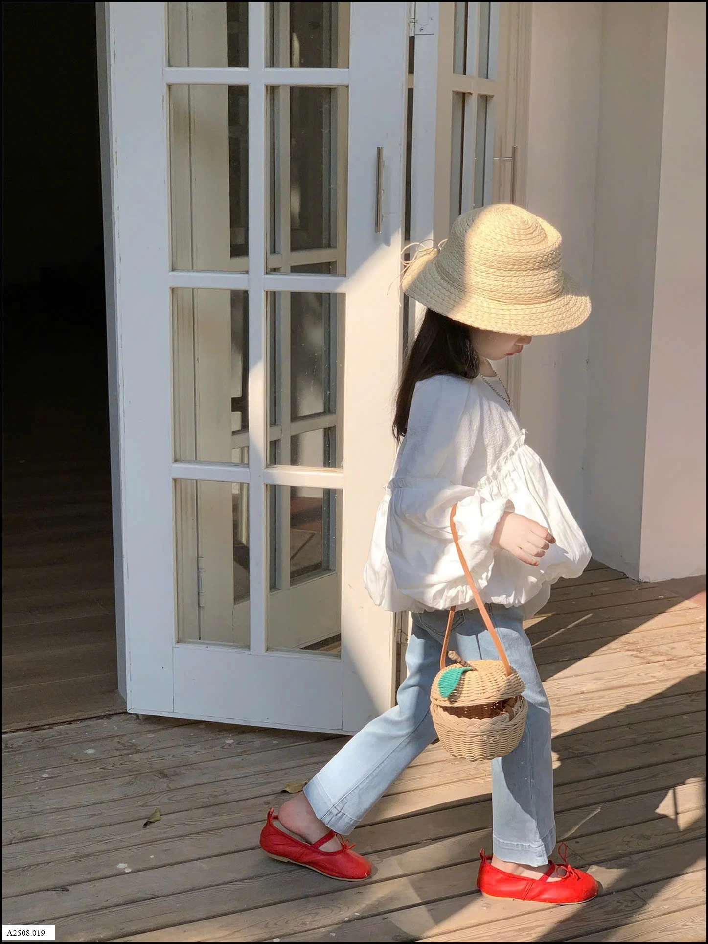 SET ÁO TAY BỒNG MIX JEAN LOE BG  Giá sỉ áo: 167k  quần: 179k