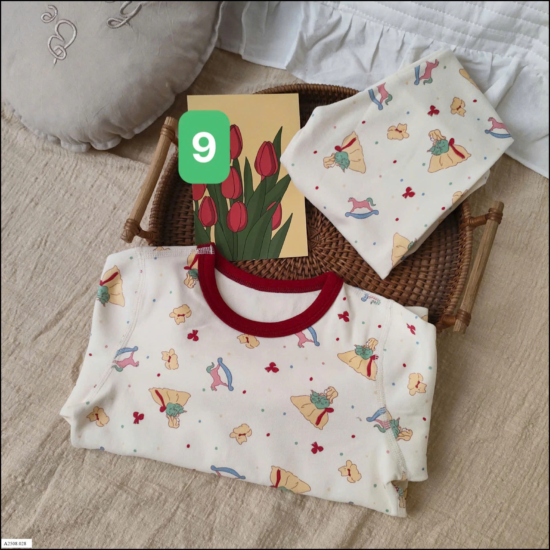 BỘ THU ĐÔNG MẶC NHÀ CHO BÉ   Giá sỉ 139k