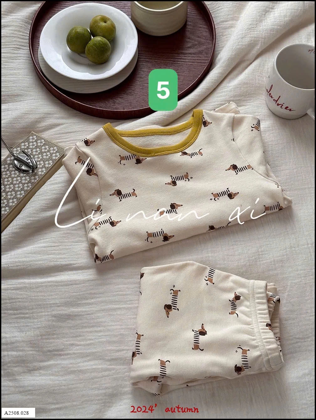 BỘ THU ĐÔNG MẶC NHÀ CHO BÉ   Giá sỉ 139k