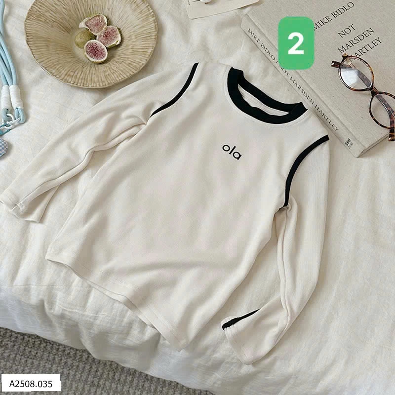 SET ÁO DÀI TAY MIX QUẦN PHỐI CẠP BG   Giá sỉ   áo: 118k  quần: 164k