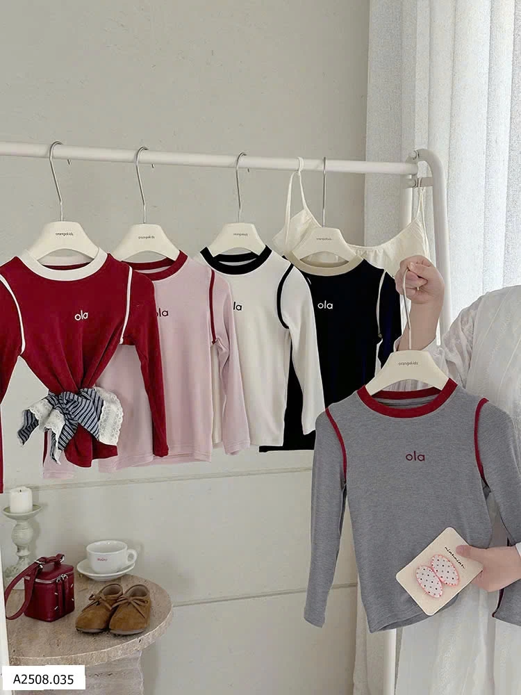 SET ÁO DÀI TAY MIX QUẦN PHỐI CẠP BG   Giá sỉ   áo: 118k  quần: 164k