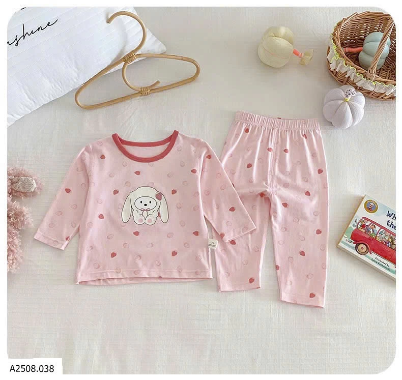 BỘ NGỦ DÀI TAY MẶC NHÀ CHO BÉ   Giá sỉ  126k