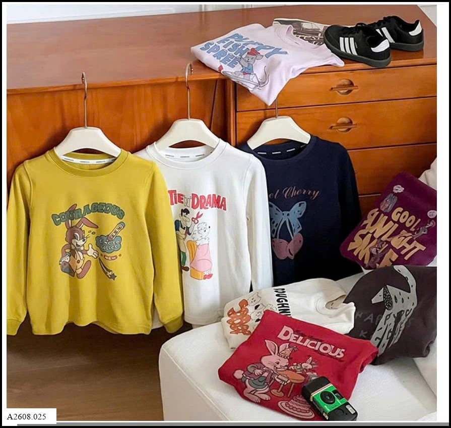 ÁO THUN DÀI TAY BG AMBB   Giá sỉ Sz 90-150 : 100k Sz 160-170: 118k