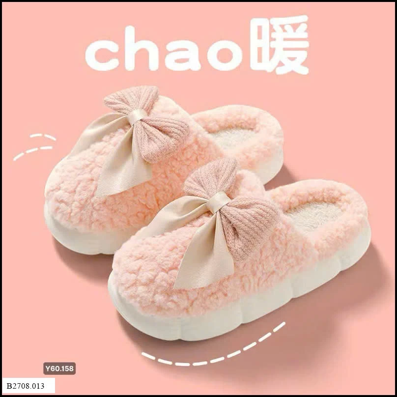 Dép bông nữ mùa thu đông   Giá sỉ 47k /1 đôi