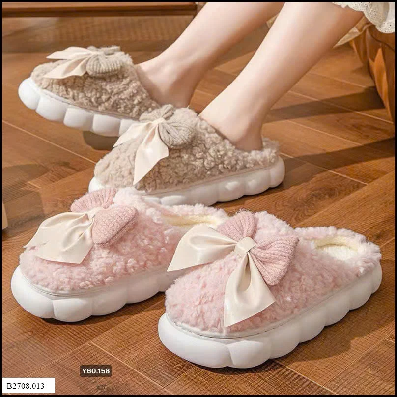 Dép bông nữ mùa thu đông   Giá sỉ 47k /1 đôi