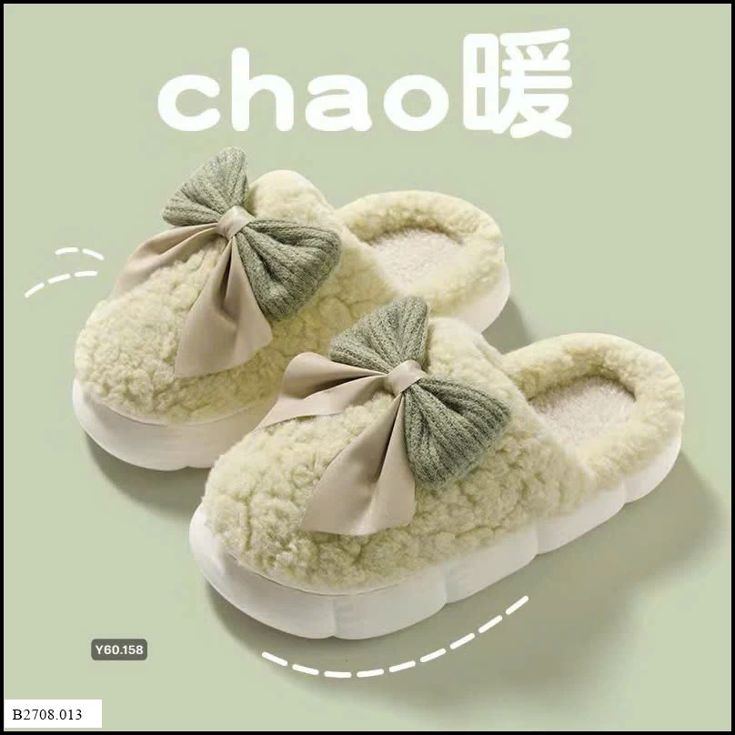 Dép bông nữ mùa thu đông   Giá sỉ 47k /1 đôi
