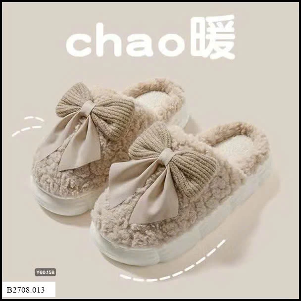 Dép bông nữ mùa thu đông   Giá sỉ 47k /1 đôi