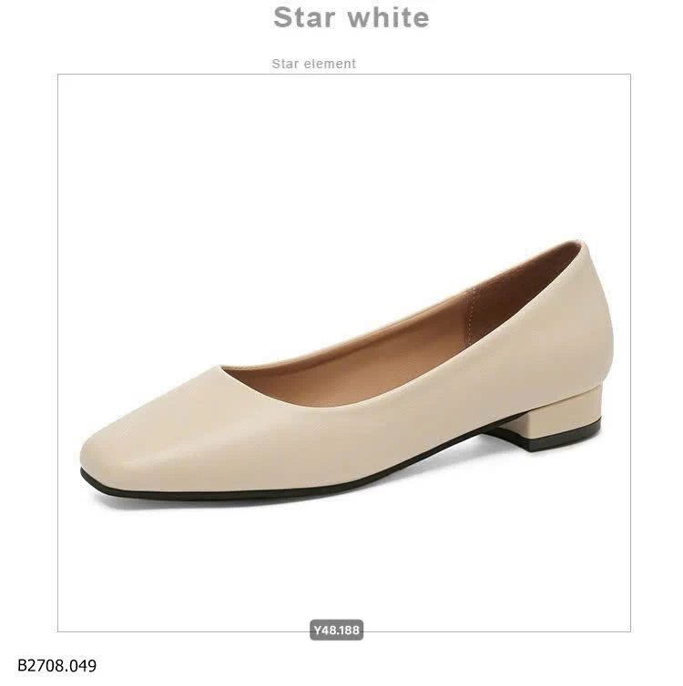Giày đế mũi vuông   Giá sỉ 120k