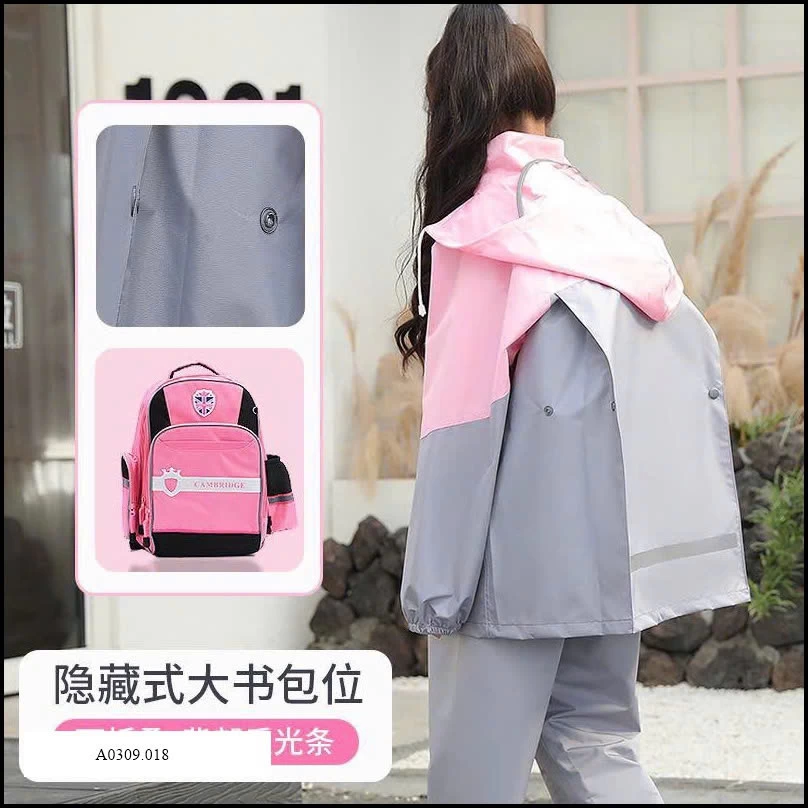 BỘ QUẦN ÁO MƯA TRẺ EM   Giá sỉ 195k