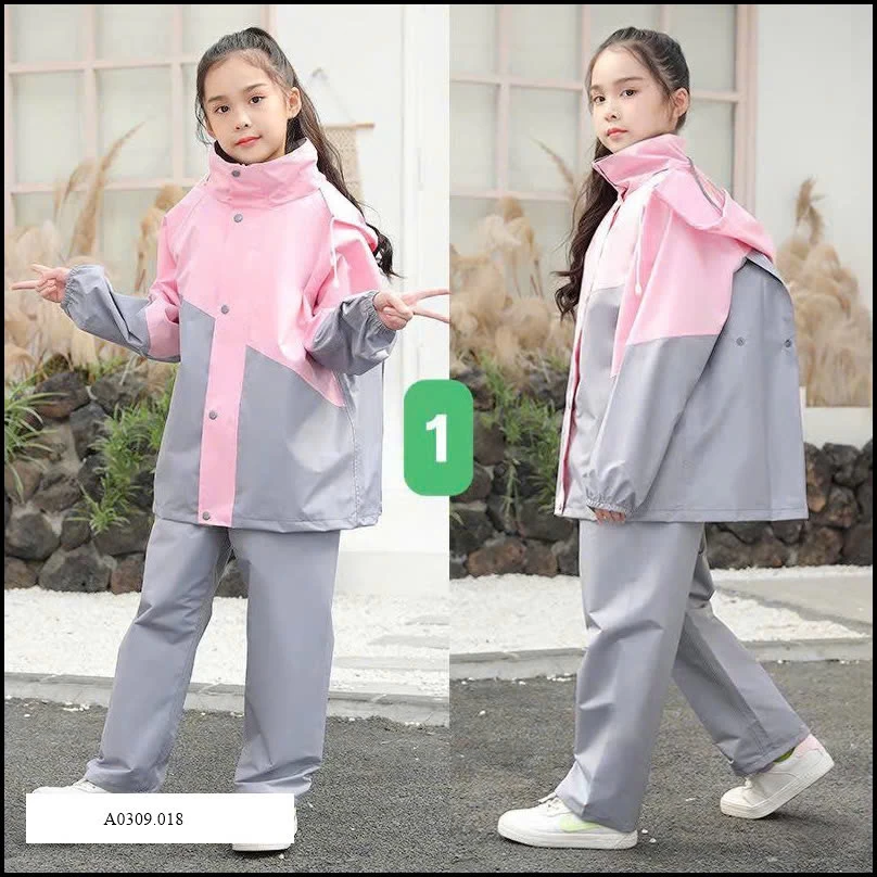BỘ QUẦN ÁO MƯA TRẺ EM   Giá sỉ 195k
