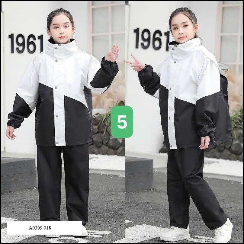 BỘ QUẦN ÁO MƯA TRẺ EM   Giá sỉ 195k
