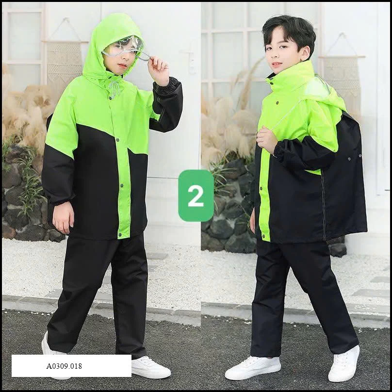 BỘ QUẦN ÁO MƯA TRẺ EM   Giá sỉ 195k