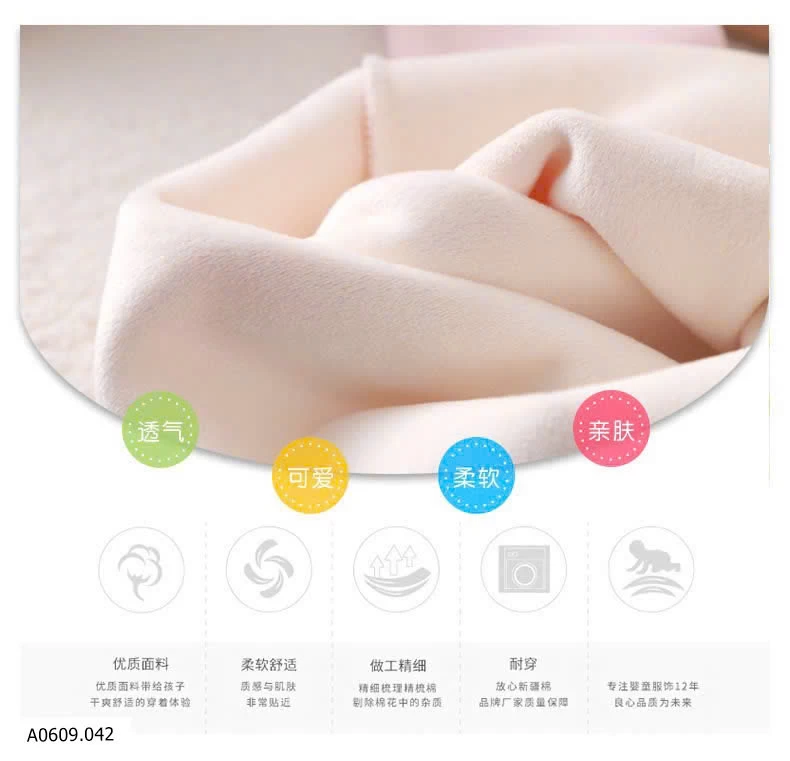 ÁO NỈ THỎ RABIT BÉ GÁI   Giá sỉ sz 80-110: 48k sz 120: 53k  sz 130: 56k  sz 140: 59k  sz 150: 62k