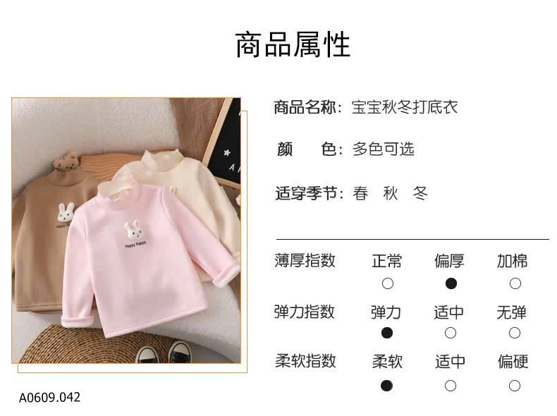 ÁO NỈ THỎ RABIT BÉ GÁI   Giá sỉ sz 80-110: 48k sz 120: 53k  sz 130: 56k  sz 140: 59k  sz 150: 62k