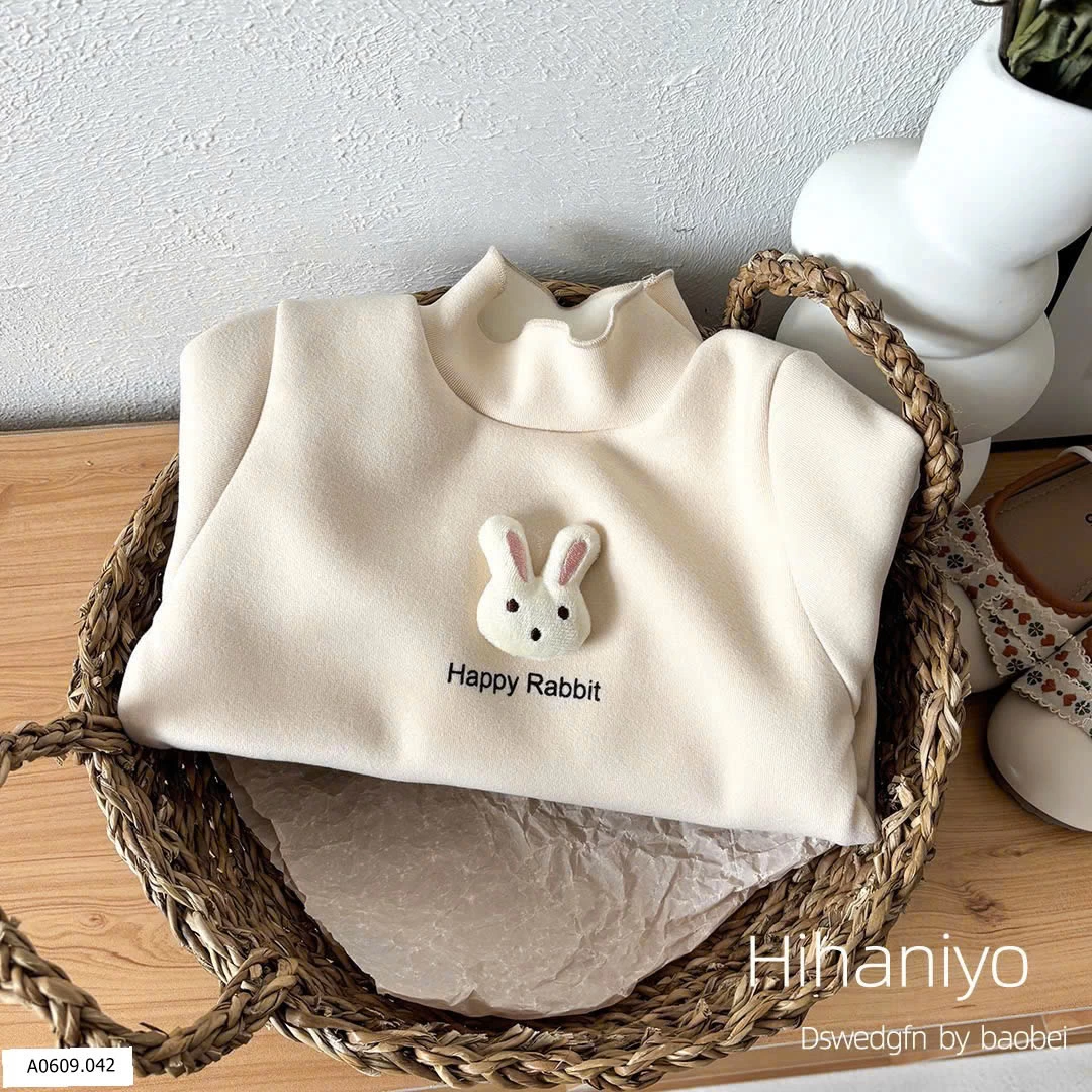 ÁO NỈ THỎ RABIT BÉ GÁI   Giá sỉ sz 80-110: 48k sz 120: 53k  sz 130: 56k  sz 140: 59k  sz 150: 62k