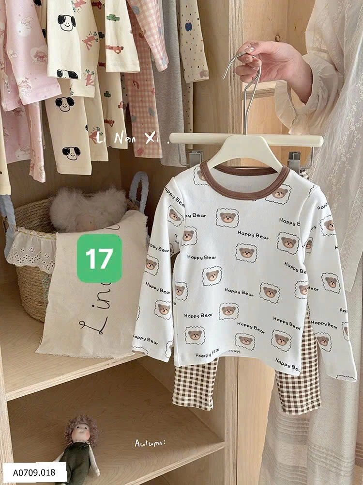 BỘ NGỦ HÀN CHO BÉ   Giá sỉ 138k