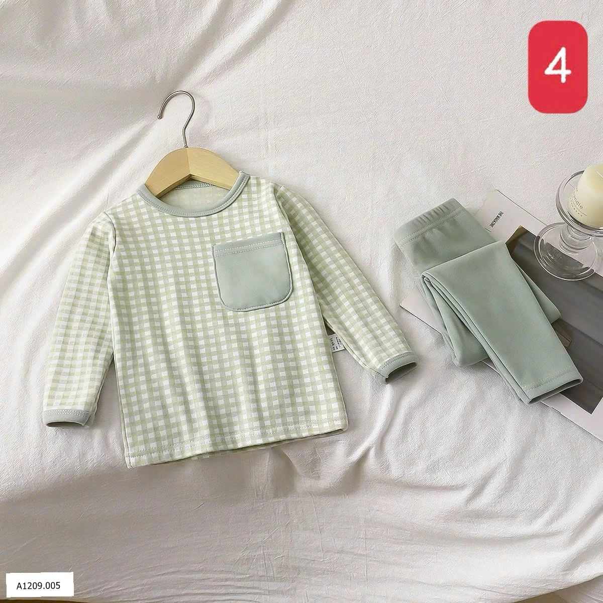 BỘ NỈ CARO CHO BÉ   Giá sỉ 80-110   62k 120-150    78k